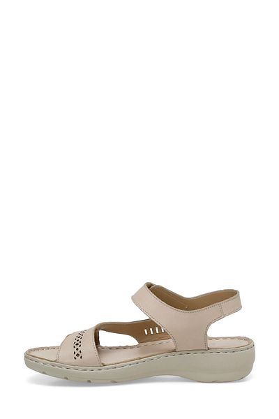 Polaris POLARIS161884 - Beige Genuine Leather Velcro Sandals