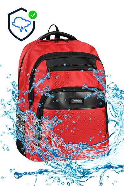 barberri 16-дюймовий міцний рюкзак для щоденних поїздок до школи з прошитим швом