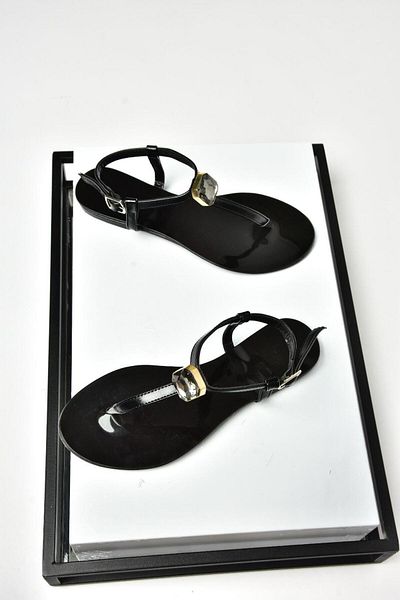 Fox Shoes S272095209 Women's Black Sandals - Flip Flops