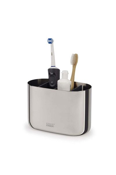 Joseph Joseph EasyStore Luxe - Large Toothbrush Holder Steel Caddy