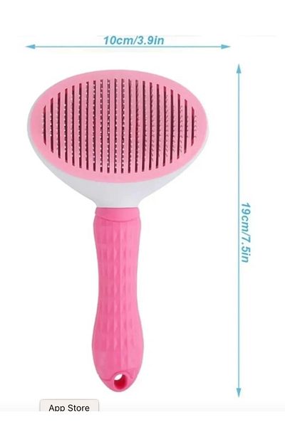 Nursoft Automatic Pets Brush with Keys - Cat Dog Hair Collector Comb