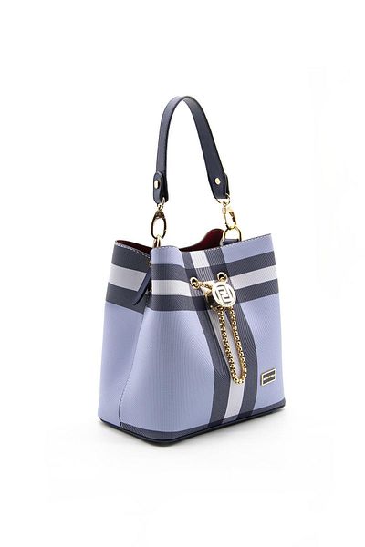 Silver Polo Geantă Crossbody pentru femei model SP967 - Albastru și bleumarin