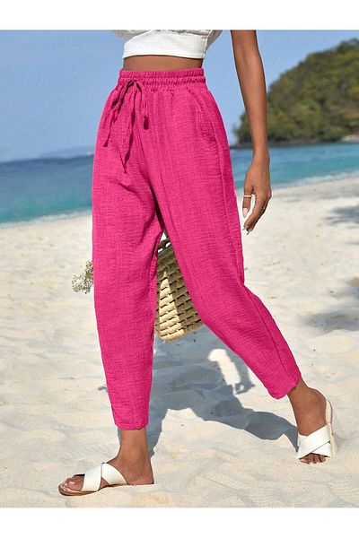 Purpleclo Pink Pants