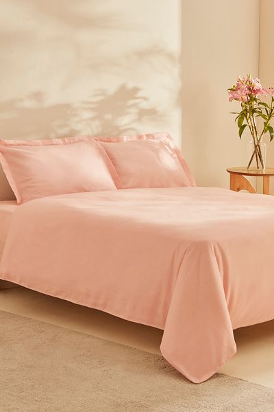 Karaca Home Set cuvertură dublu de pilota Fierra - 100% bumbac, pudră