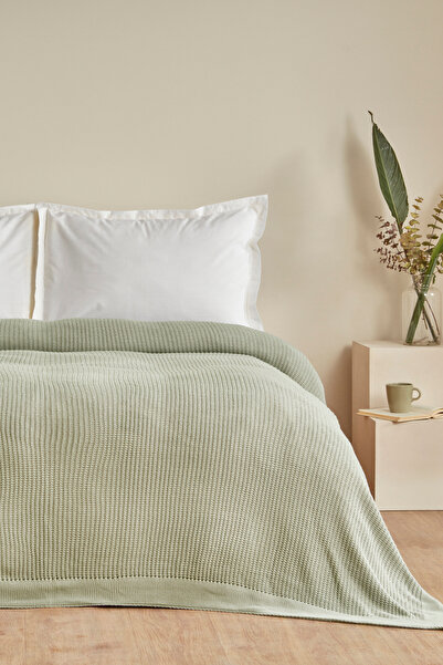 Karaca Home Cool Touch Knitwear Blanket Green