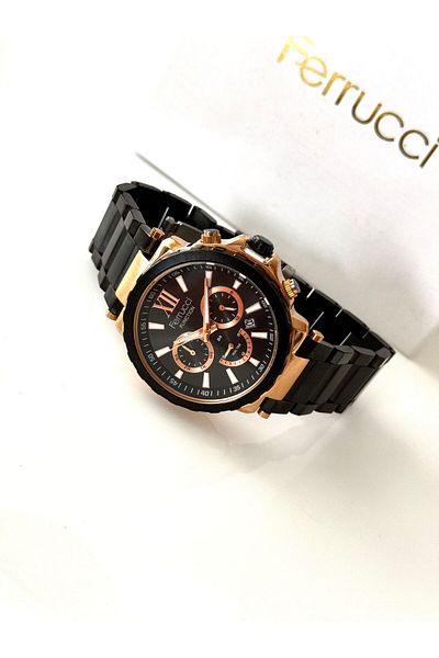 Ferrucci FErrUCCi̇ Black rose Wristwatch - Interior Functions Work