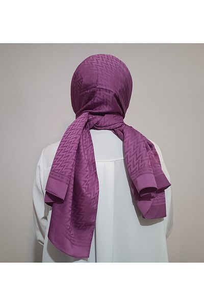 Levidor Blue Jacquard Shawl