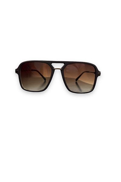 Silvio Monetti UV400 Unisex Sunglasses - Brown Degrage615276