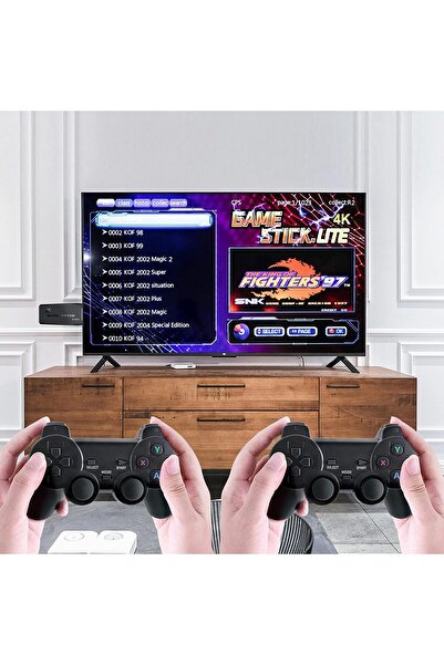 SİNBOSEN Konsol Game Tv Stick 20000+ Oyun, 2 Oyuncu için Oyun Konsolu Nostalji Oyunlar Eğlence 4K HDMI