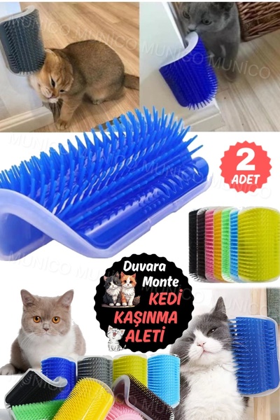 Munico 2 Adet Duvar Köşe Kenarlarına Yapışabilir Kediler İçin Kaşınma Ve Stre...