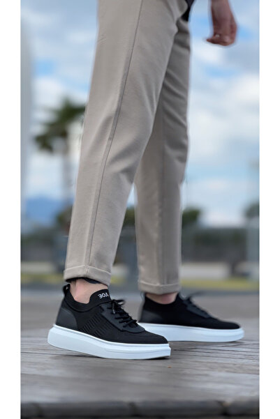 BPM BA0812 Чорні трикотажні спортивні кросівки - Особливий стиль