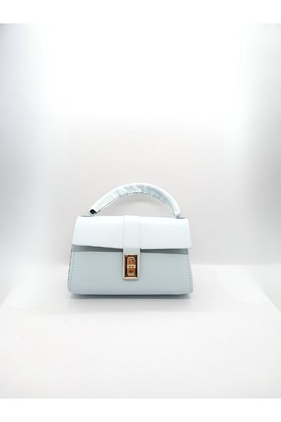 AWOSA Turquoise Daily Plain Polite - Simple Mechanism Hand and Shoulder Bag