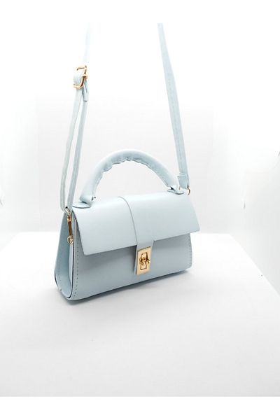 AWOSA Turquoise Daily Plain Polite - Simple Mechanism Hand and Shoulder Bag