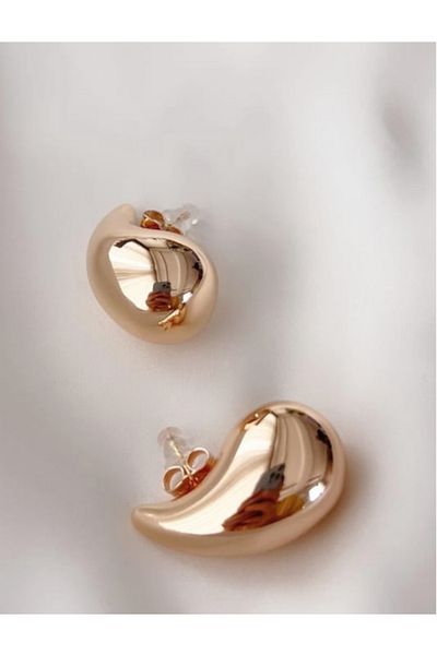 zeynep Z&D Accessory - Xuping Rose Gold Water Drop Trend Non-Tarnish Earrings