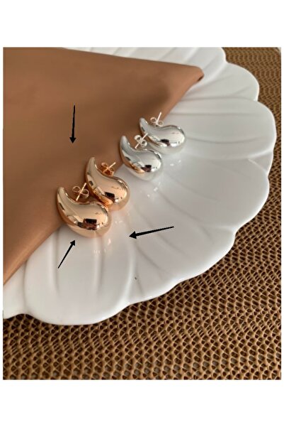 zeynep Z&D Accessory - Xuping Rose Gold Water Drop Trend Non-Tarnish Earrings