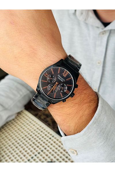 Ferrucci FERRUCCi̇ Black Men's Wristwatch