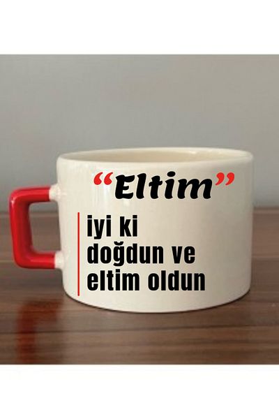 lili hediyelik Eltiye Birthday Gift Cup Mug - Ceramic Tea, Coffee Gift Cup