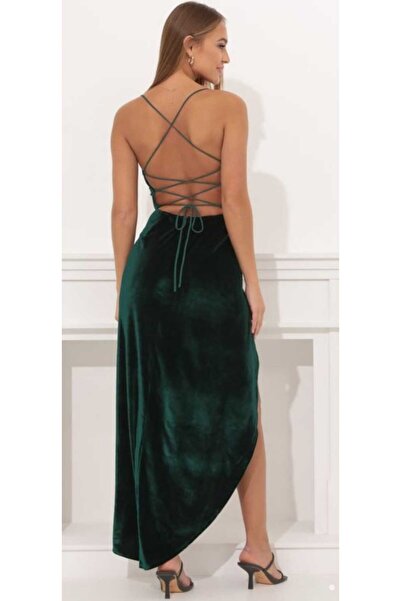 hilaltrendd Kadife elbise