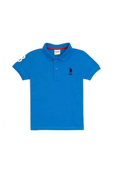 U.S. Polo Assn. Μπλουζάκι με λαιμόκοψη για αγόρι
