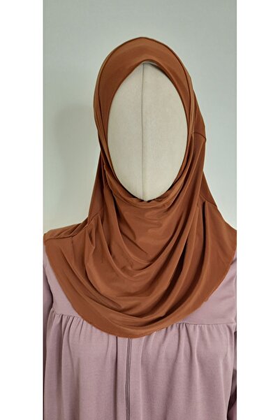 erasra class غطاء رأس عملي بلون الطوب للفتيات (4-10 سنوات)