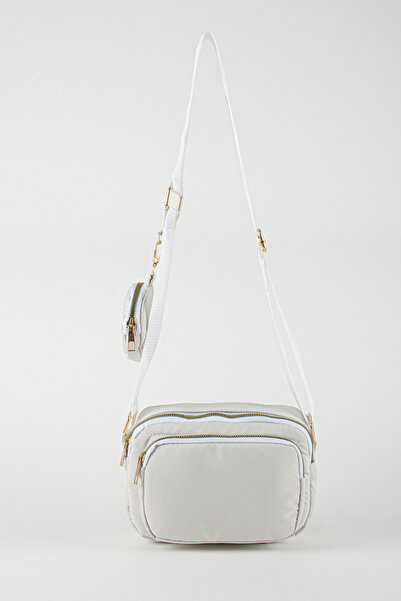 samilon Kadın  Paraşüt Kumaş Mini Cüzdanlı Ayarlanabilir Askı Omuz Çantası