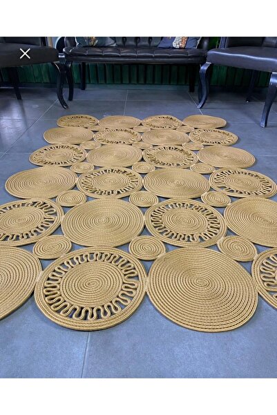 bestiva hasır jüt halı el örgüsü halı kilim yıkanabilir çift taraflı