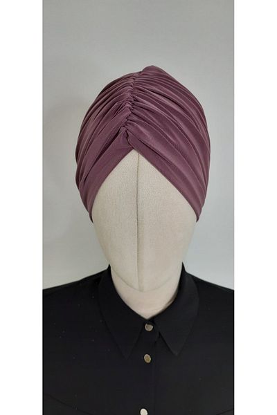 erasra class Sea and Pool Cap - Lilac Compatible with Hijab Swimmer, Hasema and Swimsuit