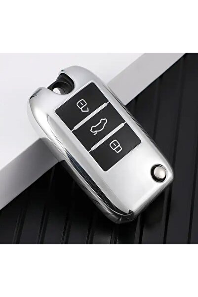 emii auto spare parts حافظة مفاتيح نموذجية باللون الرمادي لـ MG MG3 MG5 MG6 M...