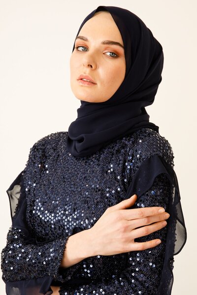 Ahsen LACİVERT ŞAL