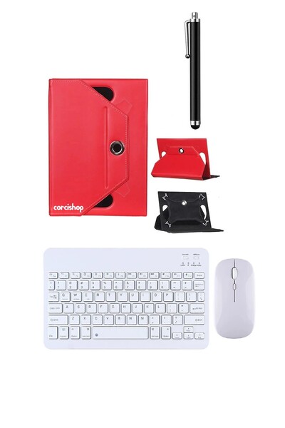 corcishop Huawei Honor Pad X9 11.5 inç Kılıf Universal Standlı + Bluetooth Kl...