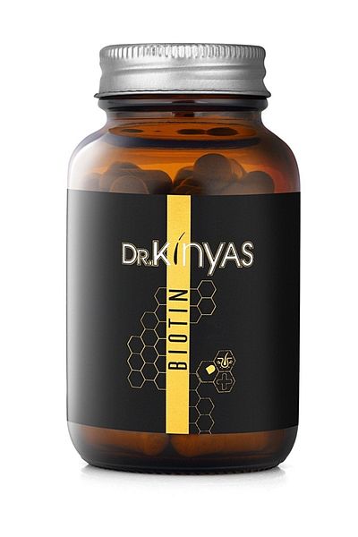 DR KİNYAS دكتور كينياس بيوتين فيتامين للشعر 60 قرص فيتامين للشعر بحمض الفوليك الزنك