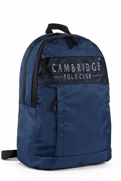 ELATAE Unisex Multi-Eye Daily Travel School Backpack Navy Blue 2105