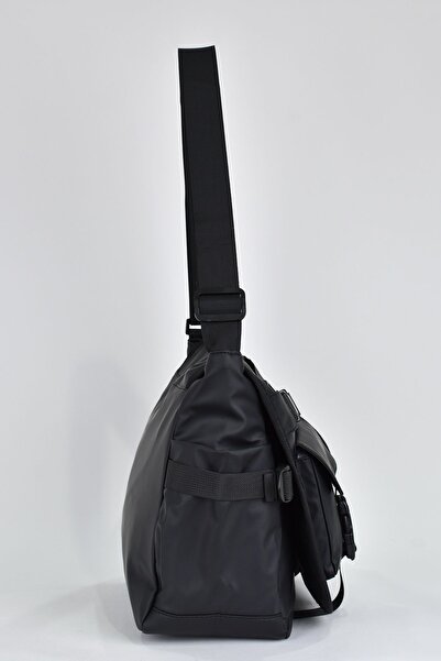 ELATAE Τσάντα Unisex Parachute Multi-Compartment Messenger Μαύρη 31431