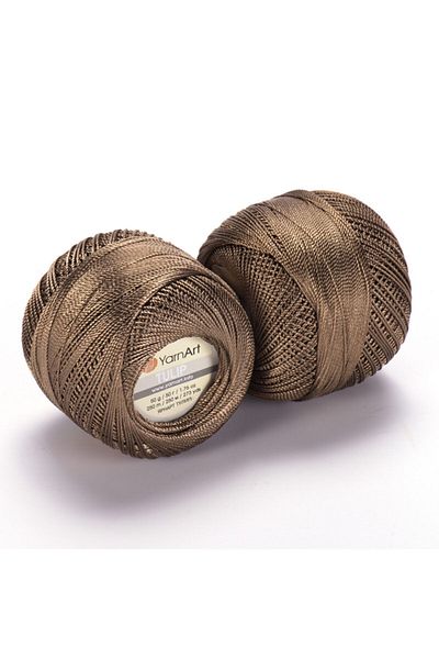 Yarnart Τουλίπα - Sparkling Lace Rope Milky Brown-403