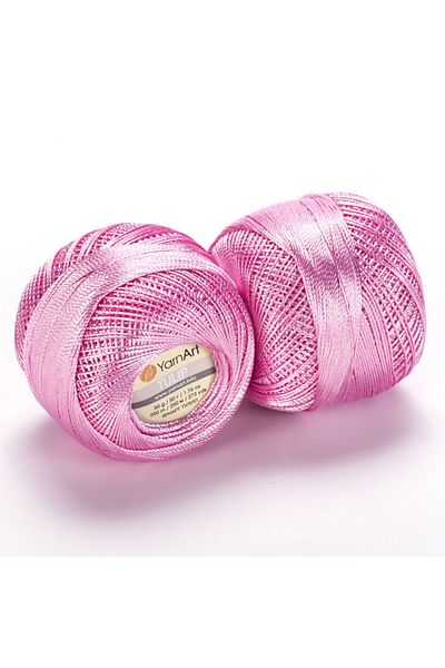 Yarnart Τουλίπα - Sparkling Lace Rope Pink-416