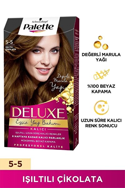 Palette DELUXE SAÇ BOYASI 5-5 IŞILTILI ÇİKOLATA