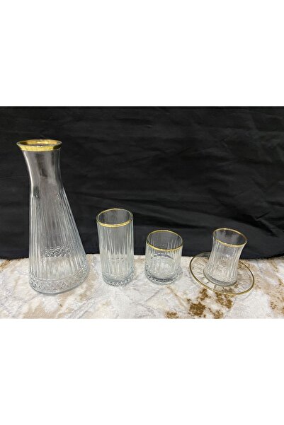 Paşabahçe 25 Parça Elysia Gold Su Takımı SU,MEŞRUBAT,KARAF,ÇAY SETİ