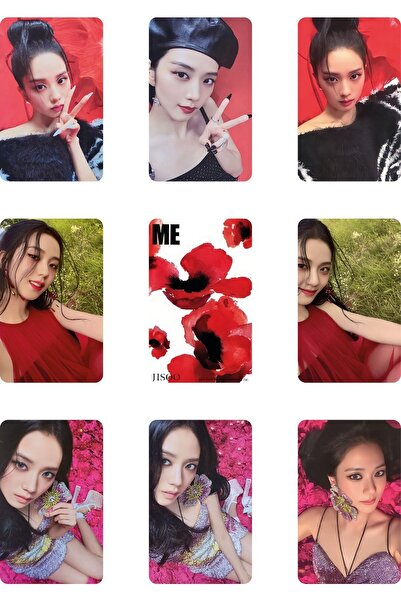 Altun Jisoo "me Red Ver." 8 Adet Fotokart