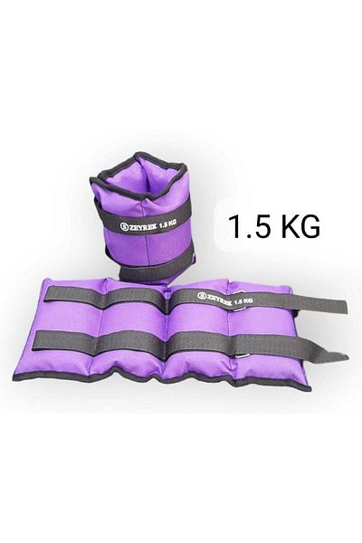 S ZEYREK 1,5 kg × 2 buc. Total 3 kg. Set de greutăți pentru întărirea mușchilor pentru încheietura mâinii.
