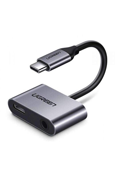 Ugreen Type-c To 3.5mm Kulaklık Ve Şarj Dönüştürücü