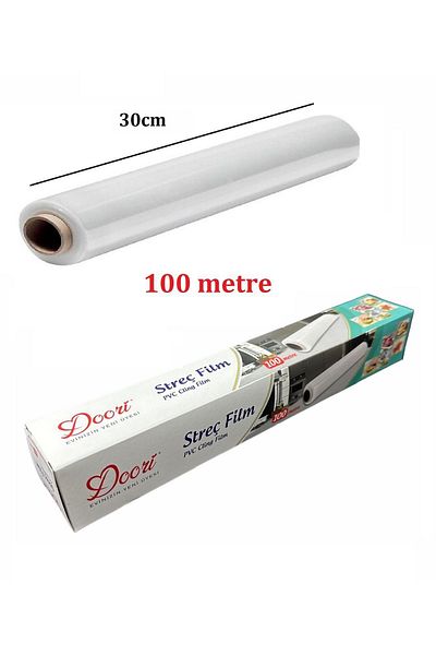 Granvex 1 Piece Food Stretch Film - 30cm x 100meter Food Freshness Protection Roll