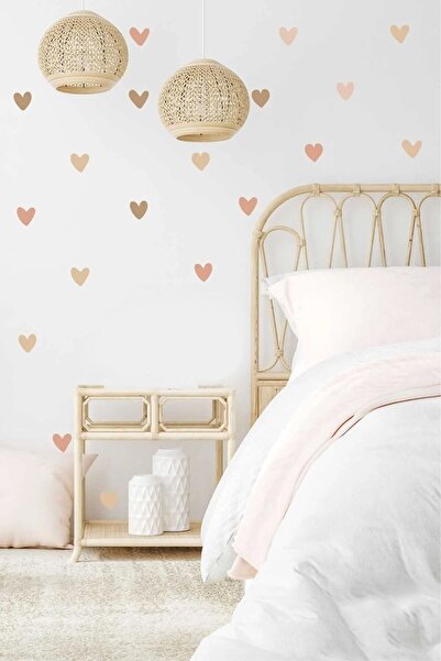 Kt Grup Boho Asimetrik Kalpler Çocuk Odası Duvar Sticker Seti