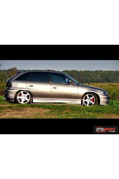 OTOSPORT Opel Astra F Marşpiyel Sağ Sol Takım Fiberglass Boyasız
