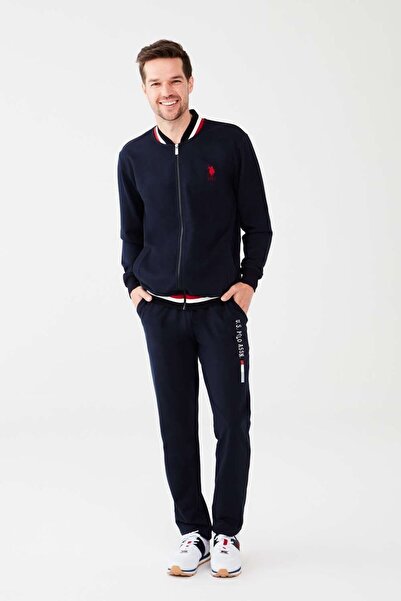 U.S. Polo Assn. Men's Navy Blue Pajama Set