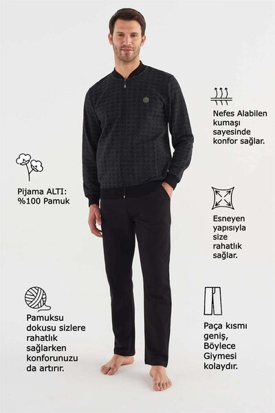 Mod Collection Erkek Siyah Eşofman Takım