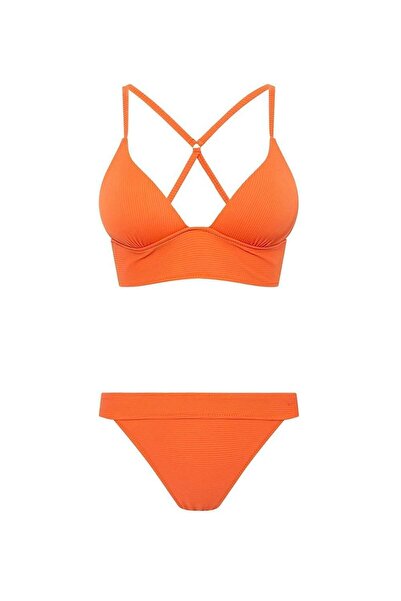 U.S. Polo Assn. Kadın Kiremit Bikini Takım