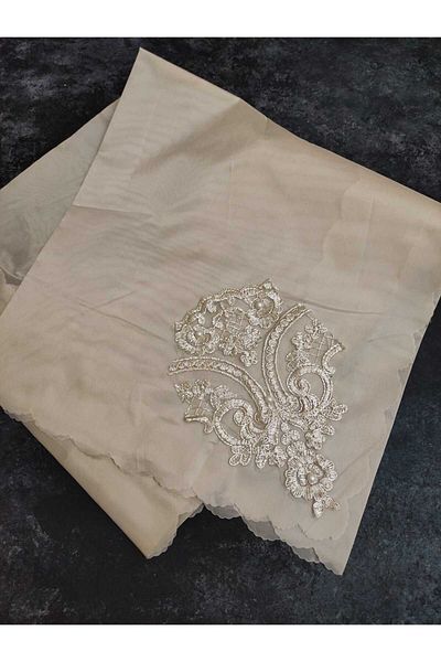 Çt Çeyizci Tekstil French Lace Bridal and Engagement Bundle - Cappuccino Design