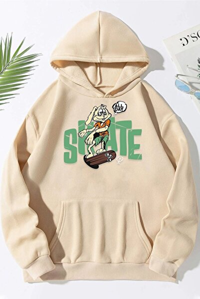 trendypassion Unisex φούτερ με στάμπα με κουνέλι