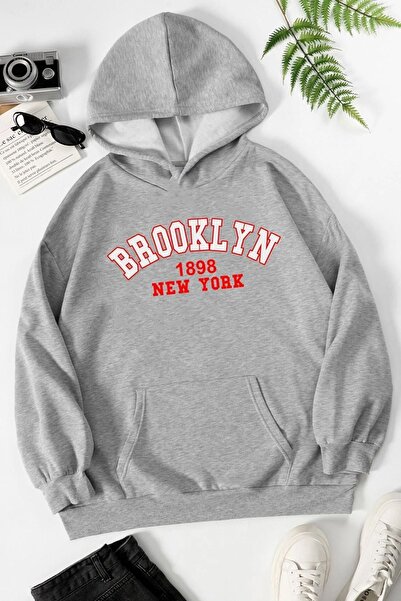 trendypassion Hanorac unisex cu imprimeu Brooklyn