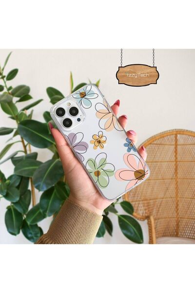 izzytech حافظة متوافقة مع هاتف iPhone 14 PLUS، غطاء ناعم واقٍ رفيع بتصميم شفاف